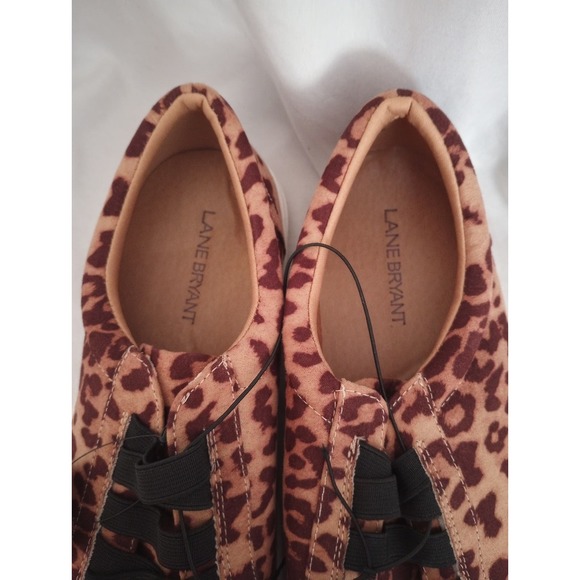 Lane Bryant Leopard Cheetah Sneakers 7.5W NWT - Picture 3 of 12